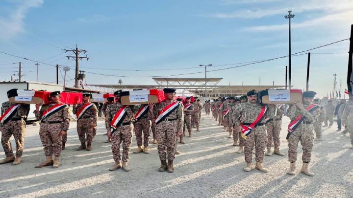 ﻿﻿واحدة معلومة فقط ..  العراق يستلم رفاة 21 شهيدا فقدوا في حرب الثمان سنوات